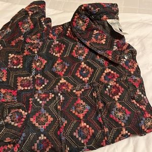 Coldwater Creek Ladies Embroidered Jacket Size XXL